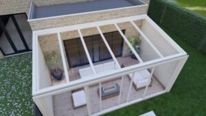 Veranda Royale Crèmewit (2-delige Schuifpui)